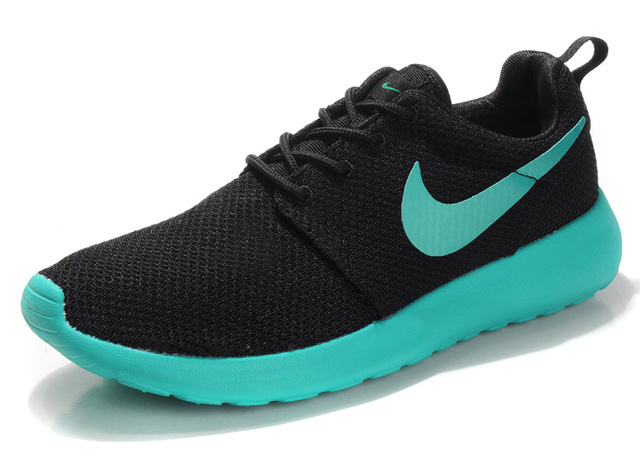 chaussures nike Roshe running hommes bleu noir (1)